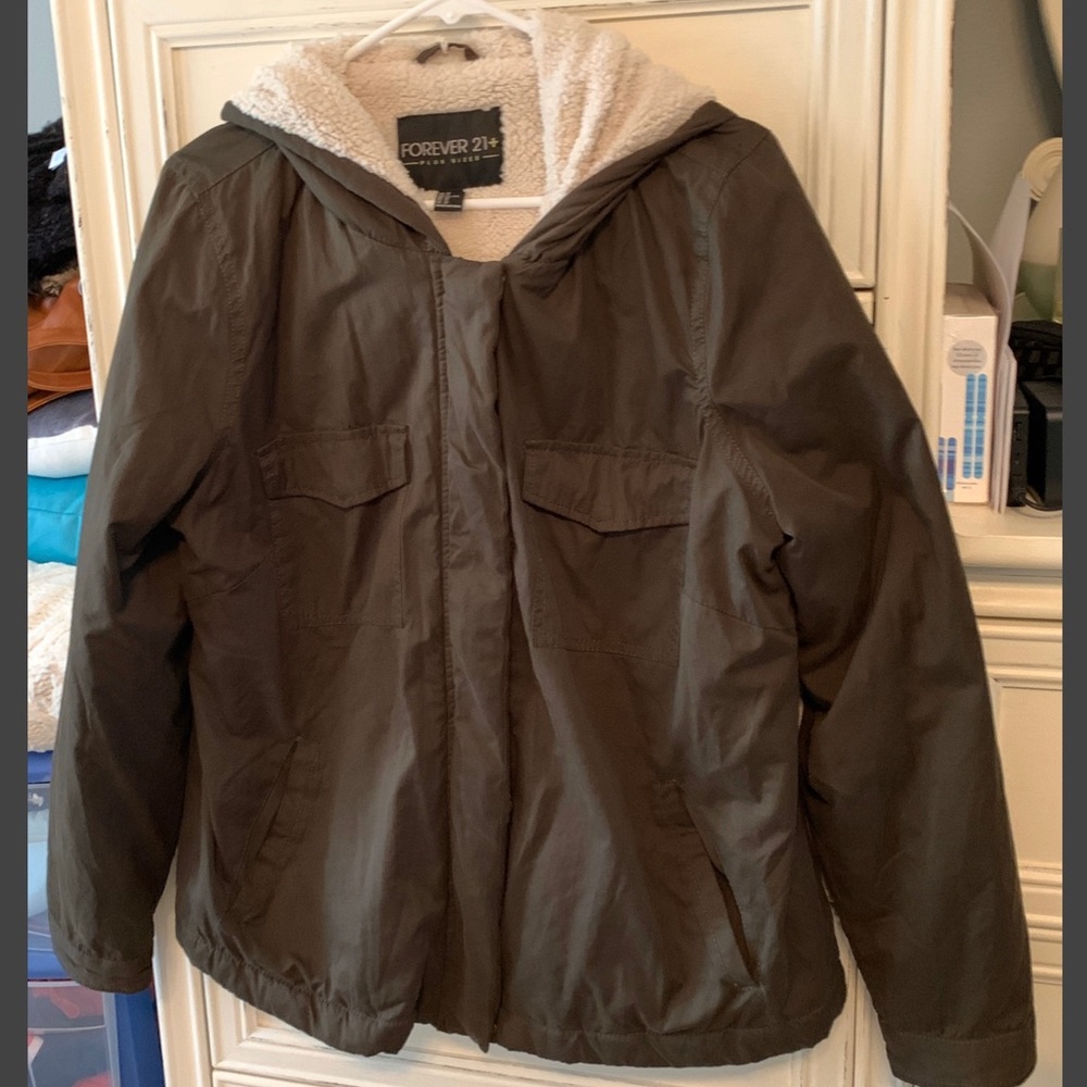 Forever 21+ Fleece Lined Coat View 2